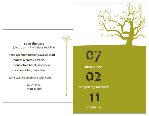 Save the Date Wedding Invitations