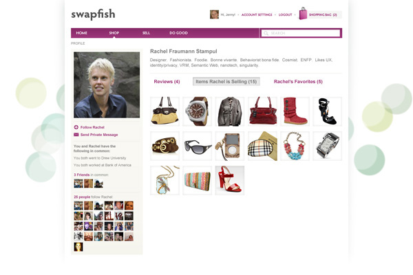 pfish Designer Goods Website