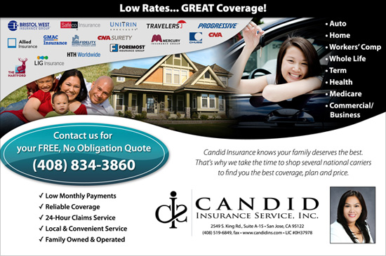 Candid Insurance Service Ad
