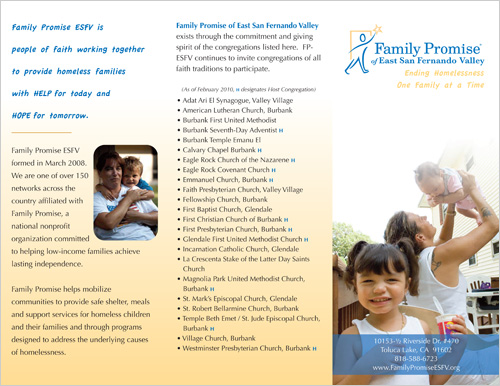 Family Promise ESFV Brochure